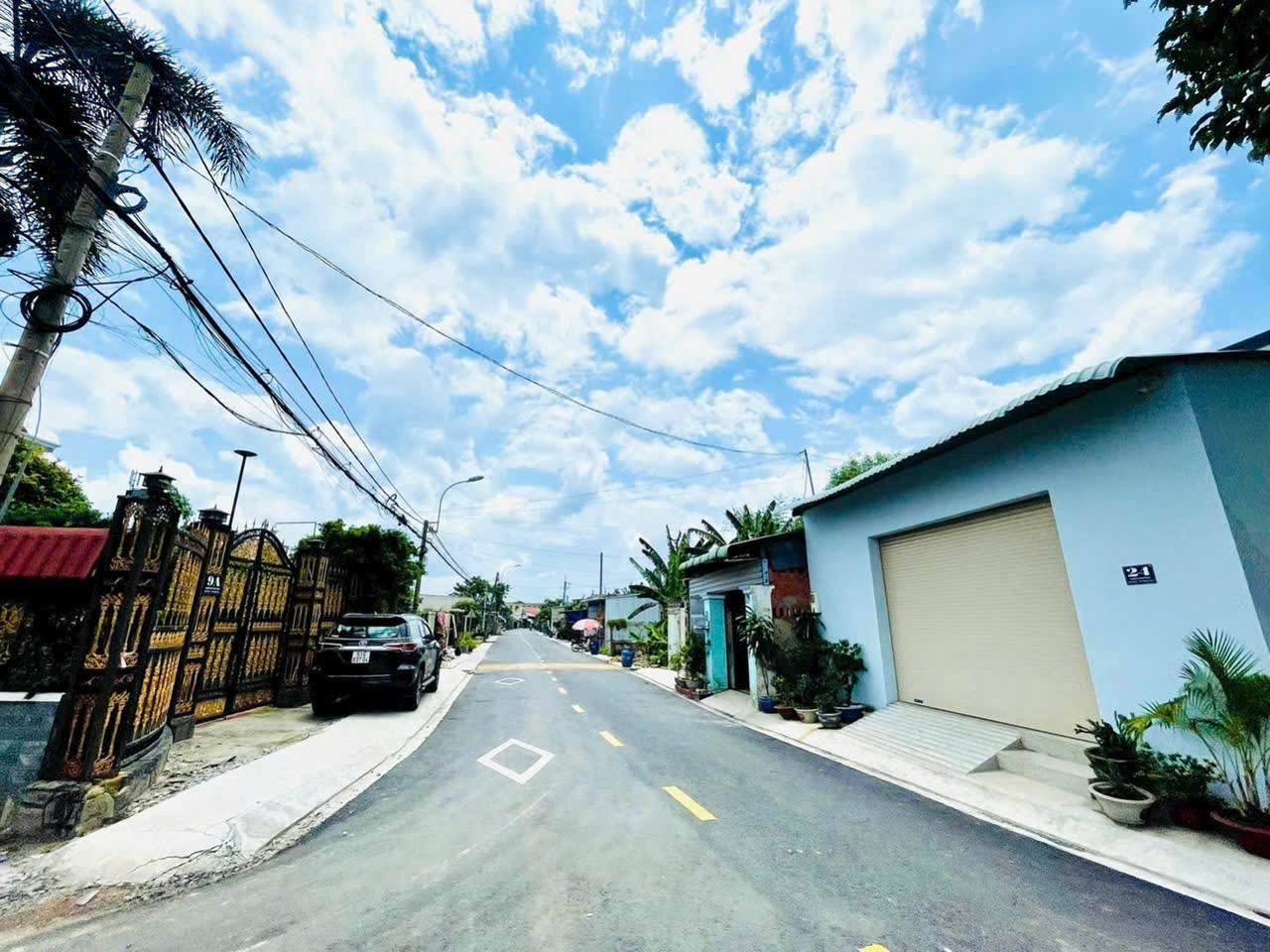 Bán 2 lô đất thổ cư mặt tiền Đỗ Đình Nhân, thị trấn Củ Chi dt 76m2 giá 2,35 tỷ 1 lô 4