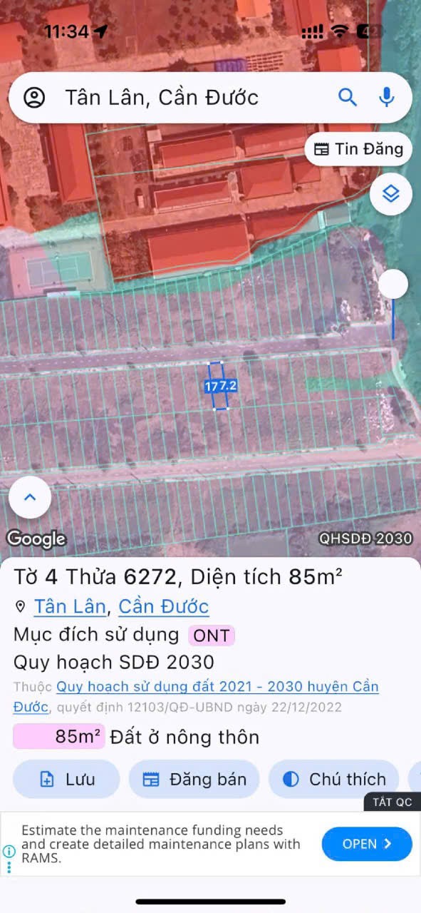 Đất nền giá rẻ 85m2 kdc An Phú Chủ cần bán gấp 850tr 6
