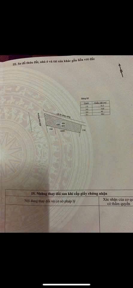 Bán đất thổ cư 2 mặt tiền đường ĐT 826 , xã Tân Lân, Cần Đước dt 607m2 full thổ giá 6 tỷ 3