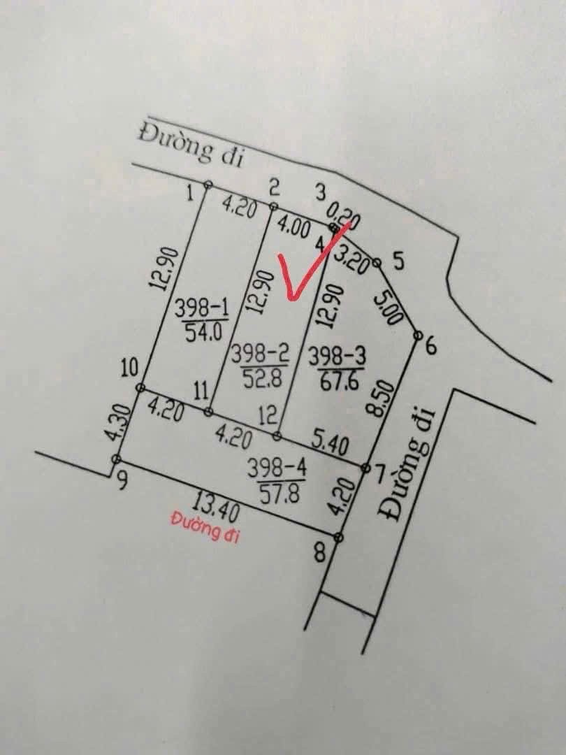 Bán đất Quế Sơn Tân Ước Thanh Oai, 40m-52m2 giá hơn 2-3 tỷ