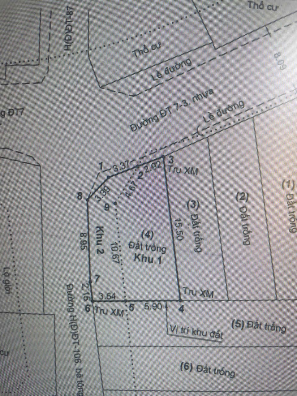 GẤP BÁN ĐẤT LÔ GÓC 2 MẶT TIỀN ĐÔNG THẠNH 7-3 – GIÁP Q12