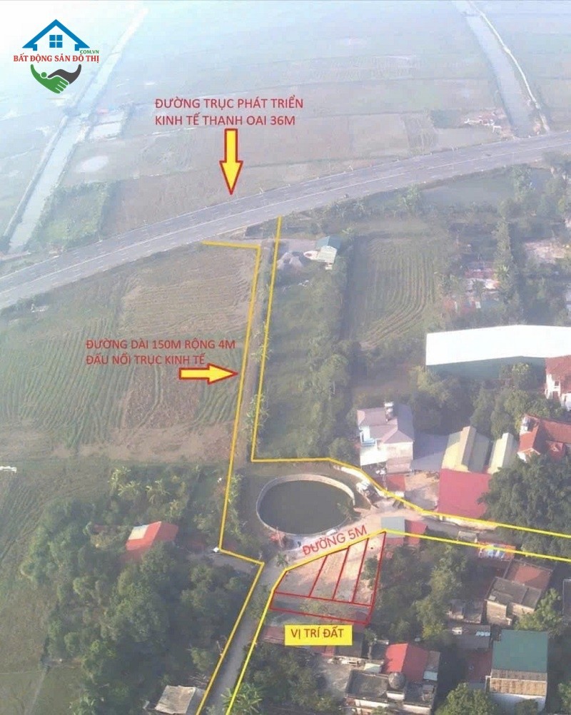 Hiếm ô tô tránh 45m2, giá Đầu Tư - Bán đất Văn Khê Tam Hưng Thanh Oai 2