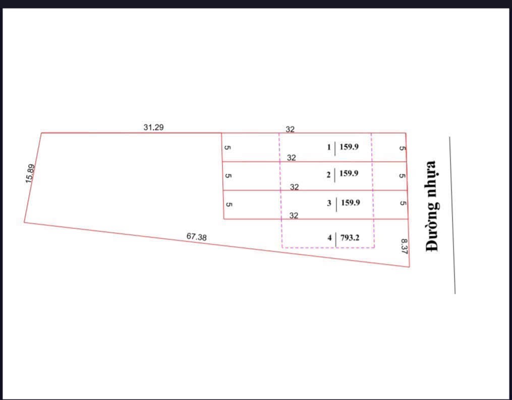 Cần bán Đất đường Quốc Lộ 55, Xã Long Tân, Diện tích 160m², Giá Thương lượng
