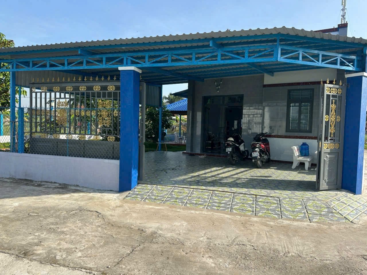 Bán nhà vườn đẹp ,2 mt đường xe tải xã An Nhựt Tân, Tân Trụ tdt 262,8m2 full thổ giá 2,65 tỷ