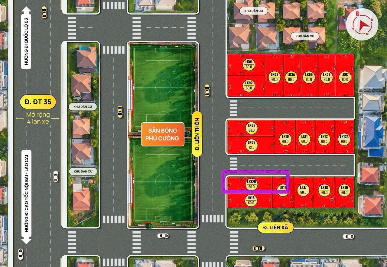 Bán đất Phú Cường, Minh Phú, Sóc Sơn, HN. Lô góc, đường trải nhựa, rộng, ô tô tránh 3