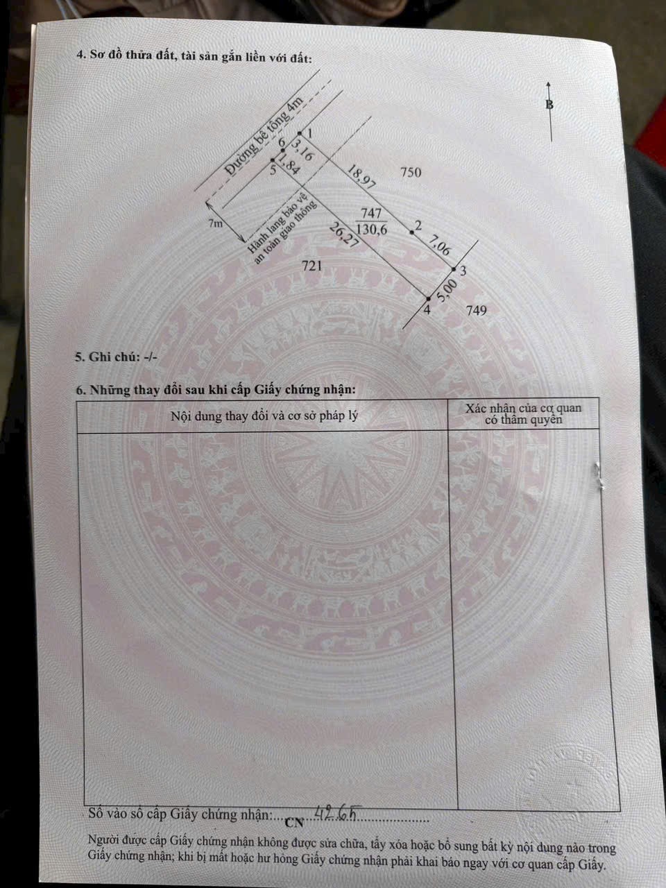 3 nền thổ cư đường beton 4m ở xã Đức Tân , Tân Trụ dt 130m2 giá 390 triệu / nền 2