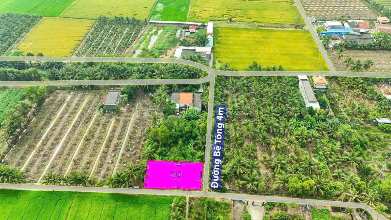 Bán lô đất thổ cư đường beton 4m xã An Thạnh , Bến Lức tdt 302m2 giá  2,3 tỷ 4