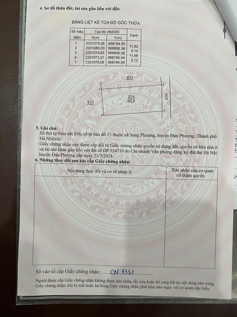 SANG NHƯỢNG GẤP 60M² ĐẤT ĐẸP – ĐAN PHƯỢNG, HÀ NỘI!