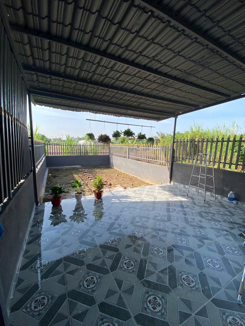 Bán nhà cấp 4 mới xây ở xã Mỹ Hạnh Bắc , Đức Hòa dt 175m2 full thổ ,3 pn , 2wc giá 1,99 tỷ 4