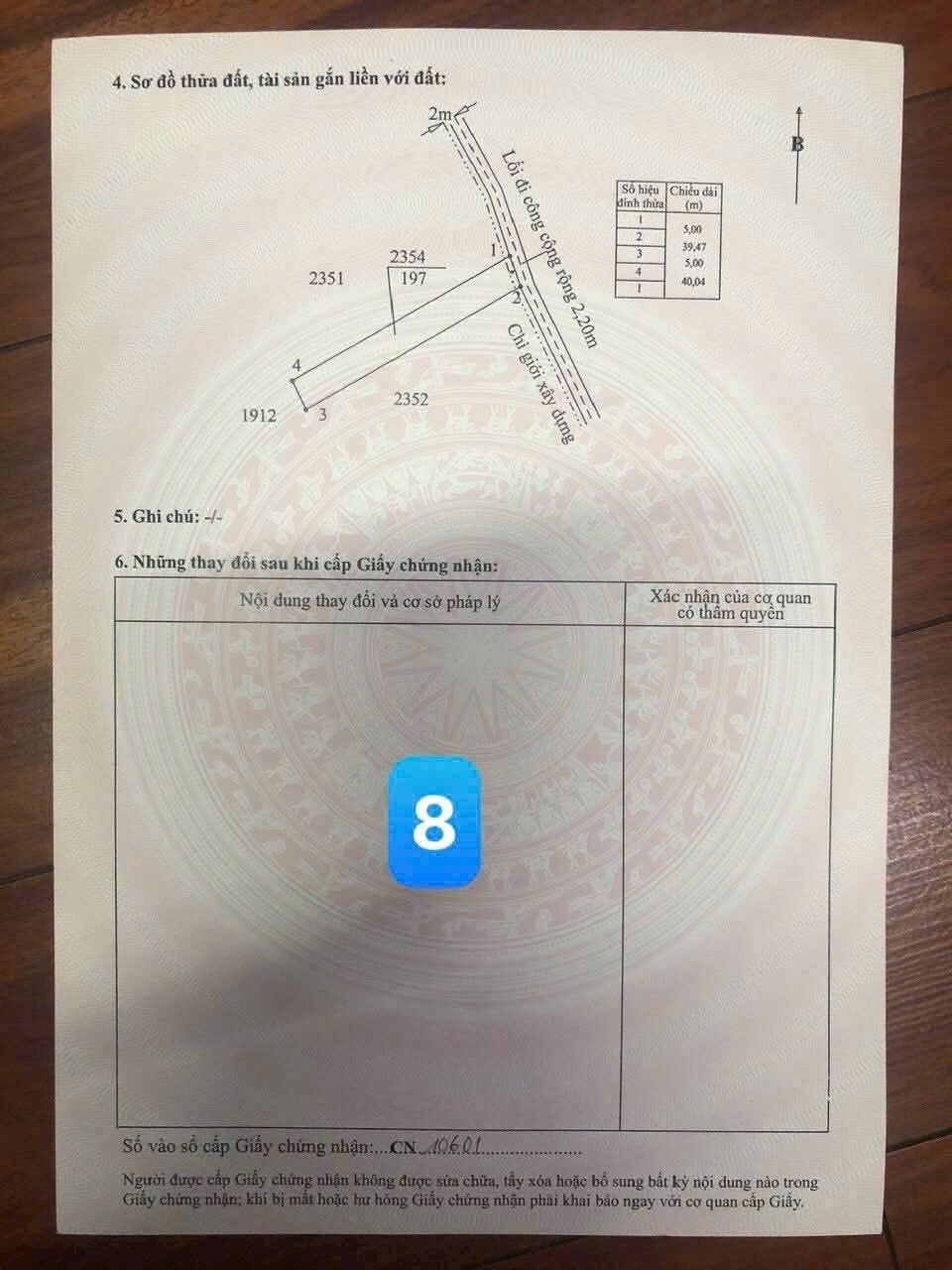 Bán lốc 11 nền thổ cư xã Long Khê , Cần Đước đường beton xe 7c dt 120-200m2 giá 1,55 tỷ / nền 6