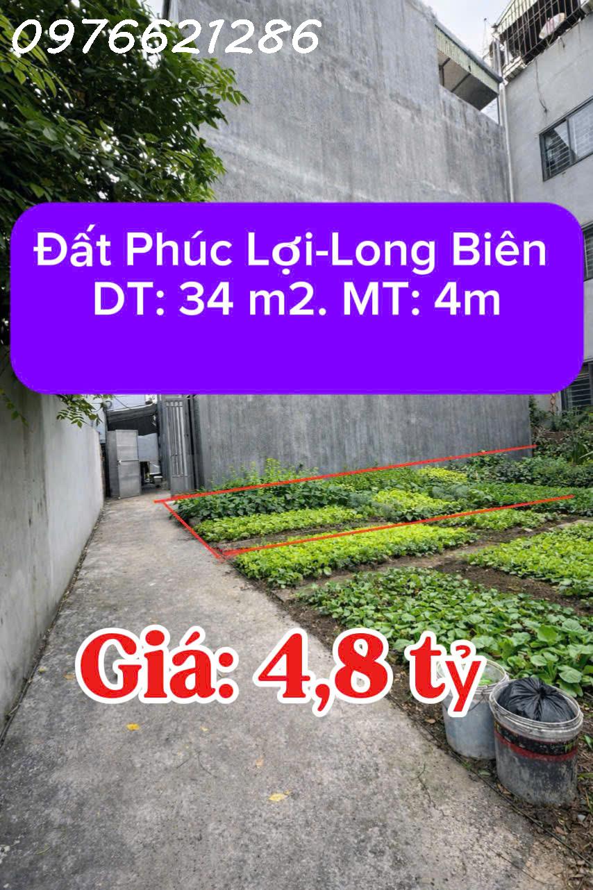 Bán lô đất hàng hiếm Phúc Lợi – Long Biên – 35m² – MT 4m – giá chỉ 4,8 tỷ – ô tô cách 50m – gần