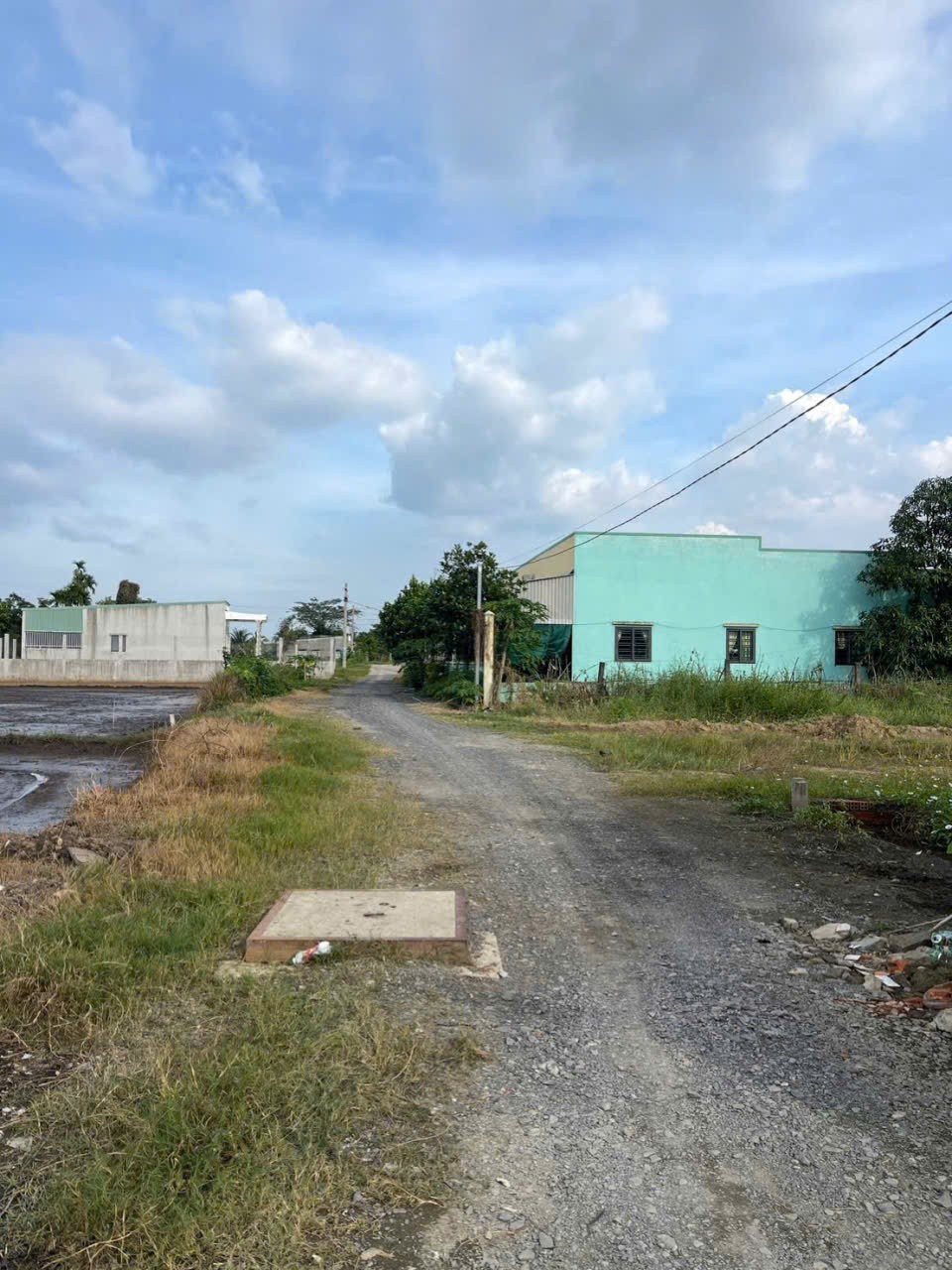 Bán 2 lô thổ cư đường xe oto sau chợ Hòa Khánh Nam, Đức Hòa dt 195m2 giá 800 triệu /1 lô 2