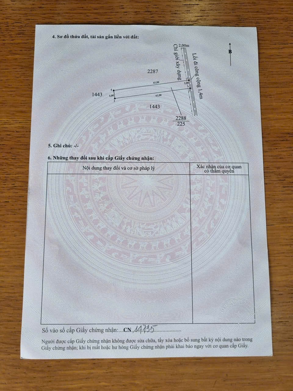 Bán đất xã Long Khê , Cần Đước đường beton xe ba gác dt 550m2 ( có 225m2 thổ) giá 1,99 tỷ 3