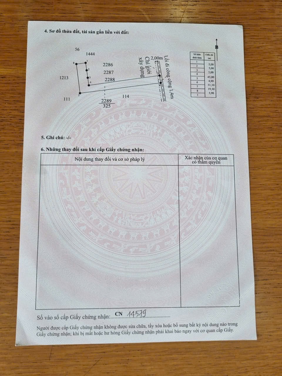 Bán đất xã Long Khê , Cần Đước đường beton xe ba gác dt 550m2 ( có 225m2 thổ) giá 1,99 tỷ 5