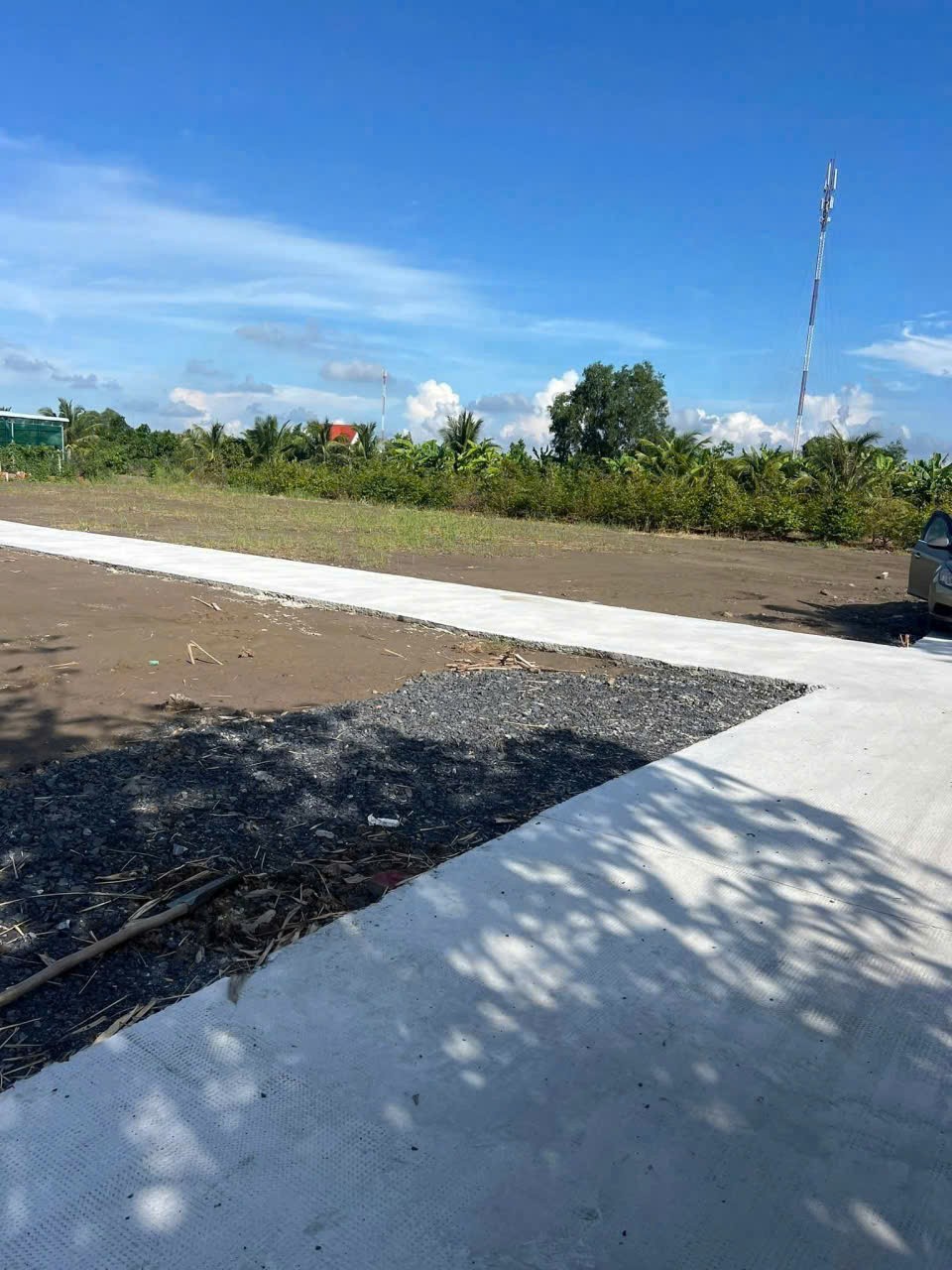 Bán nền thổ cư góc 2 mặt tiền xã Phước Vân , Cần Đước dt 132m2 giá 820 triệu