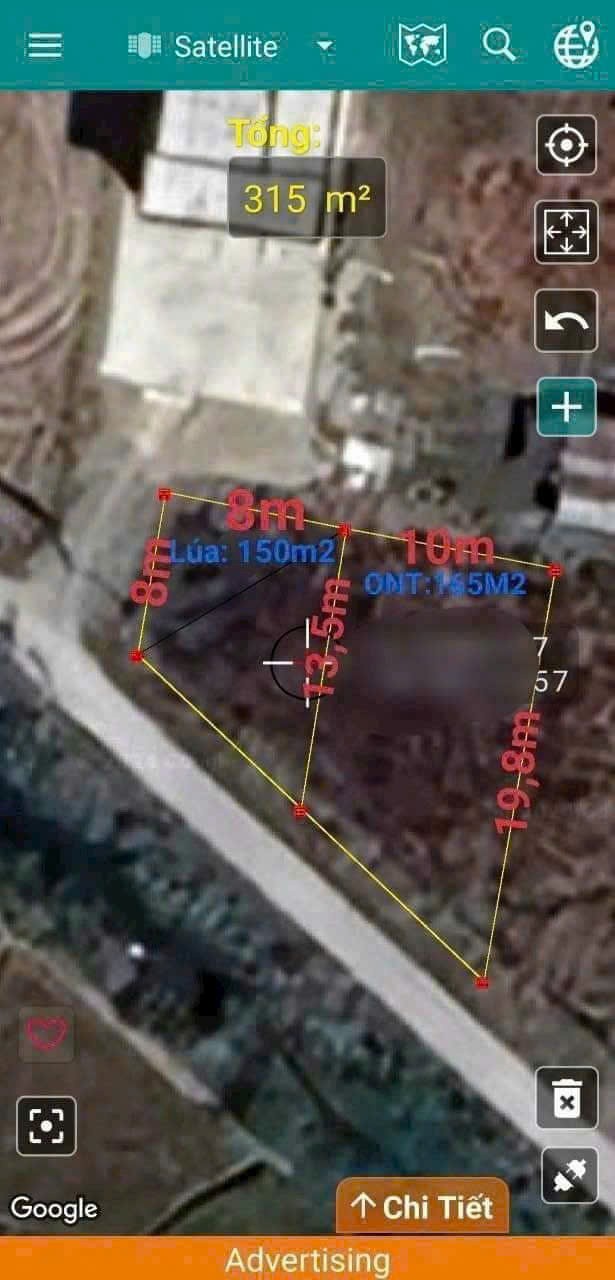 Chủ cần bán 286m2 thổ lúa mt xe hơi xã Tân Lân giá rẻ đầu tư 850tr 2