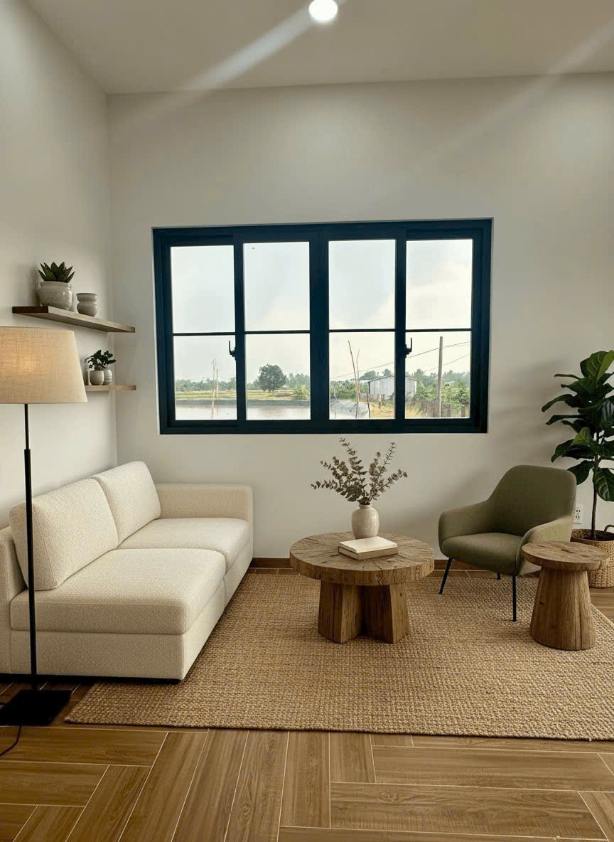 Bán nhà vườn xã Lạc Tấn , huyện Tân Trụ , Long An tdt 912m2 ( có 276m2 thổ) 3pn , 2wc giá 3 tỷ 15