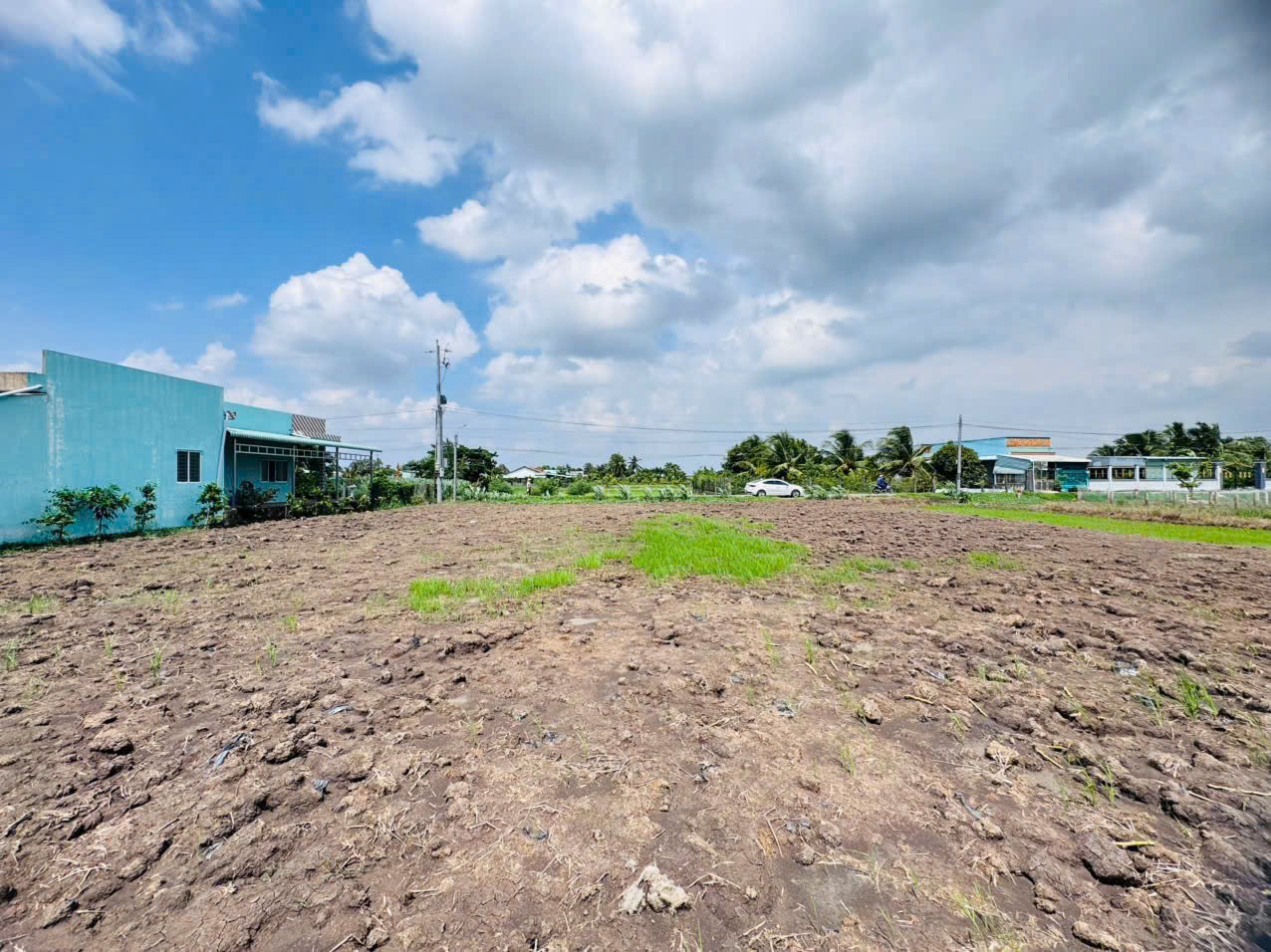 Bán 2 lô thổ cư mt đường Nguyễn Thị Lầu, xã Quê Mỹ Thạnh, Tân Trụ dt 199m2 giá 950 triệu 1 lô 3