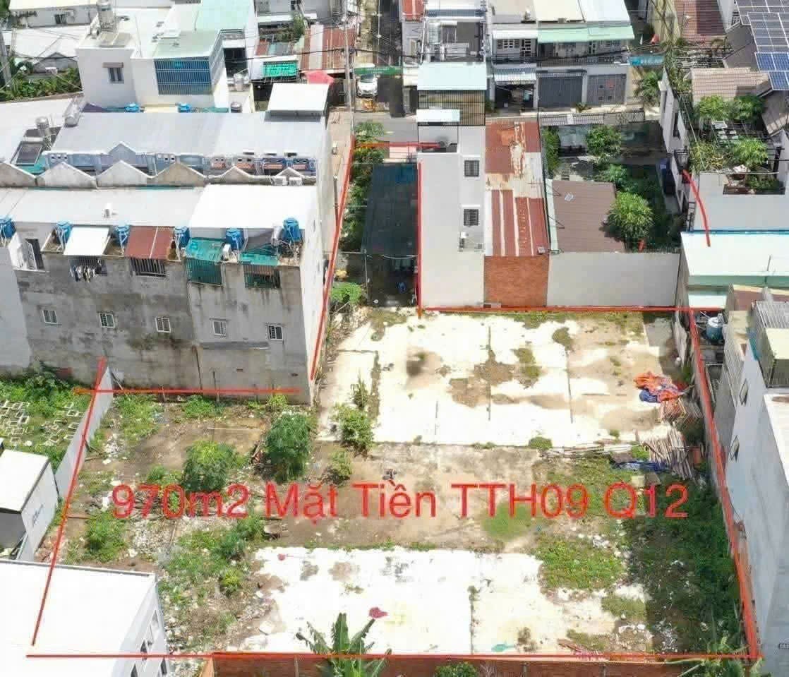 CỰC PHẨM ĐẤT FULL THỔ CƯ GẦN 1.000M² MẶT TIỀN TÂN THỚI HIỆP 09, Q12 2