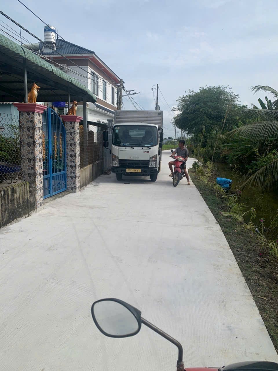 Bán nền thổ cư mt beton 4m Trần Thị Trâm , xã Tân Phước Tây , Tân Trụ dt 125m2 giá 525 triệu 3