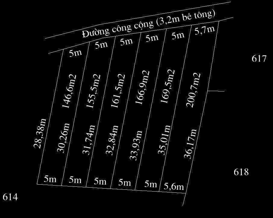 Bán 5 lô đất thổ cư đường beton 3,2m xã Mỹ Yên , Bến Lức dt 160m2 giá 1,5 tỷ 1 lô 4