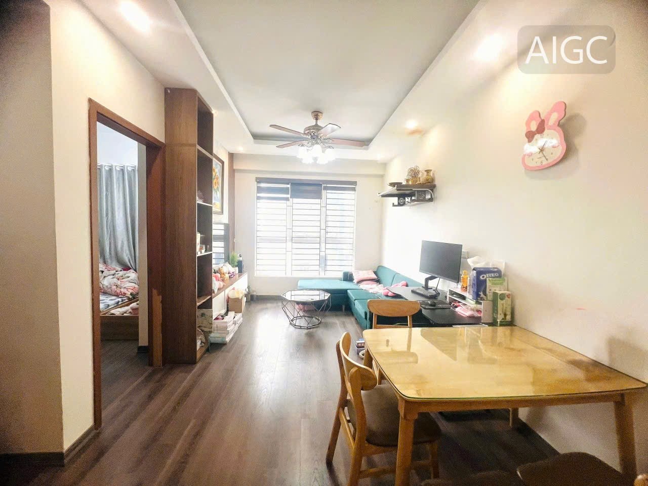 Bán căn hộ 66m² 2PN 2WC Full nội thất, khu 3 tòa mới,  Chung cư Thanh Hà